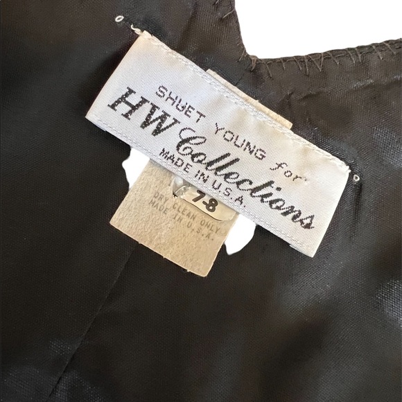 {Shuet Young for HW Collections} Black Vintage Cocktail Dress - Picture 7 of 7